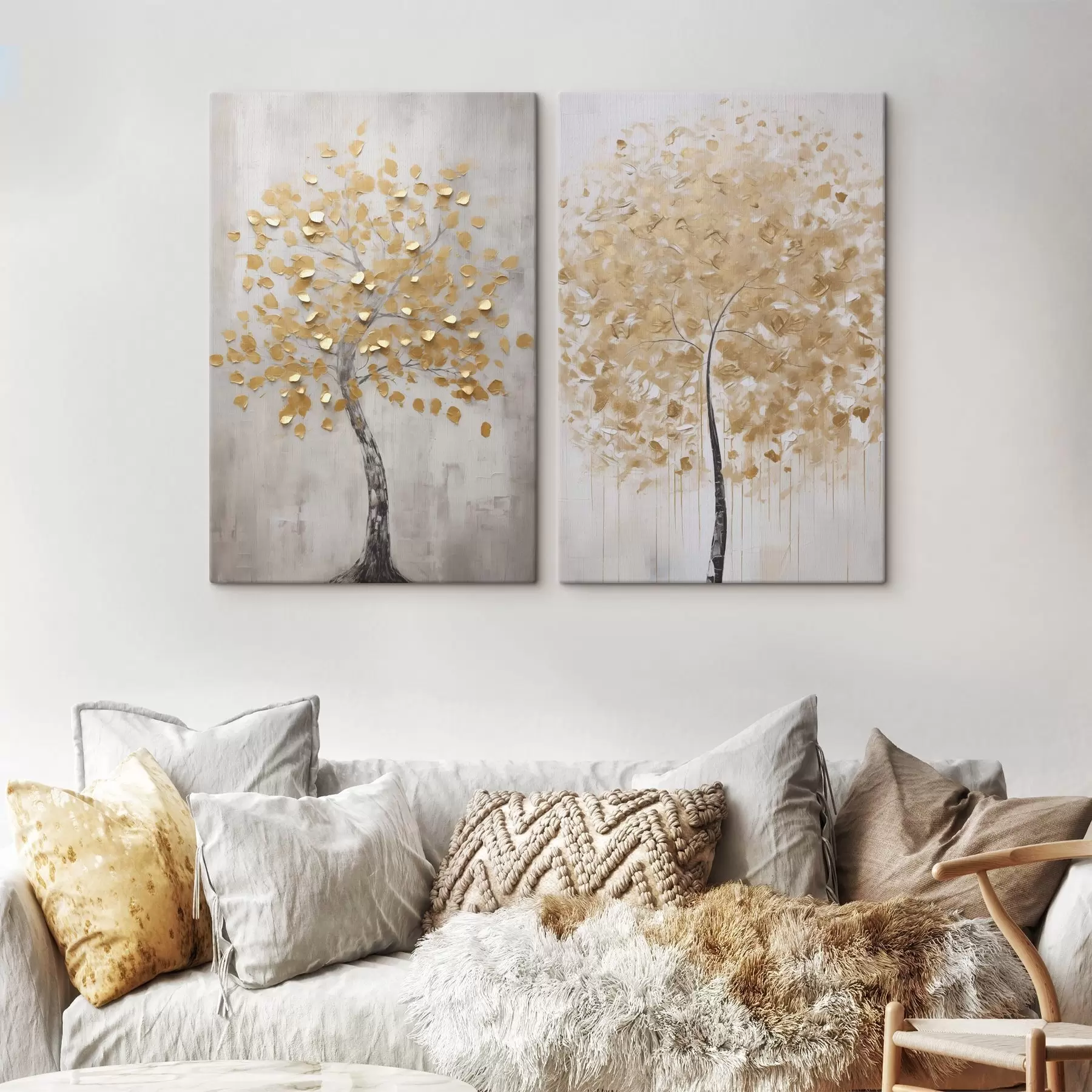 wall murals Abstract tree, imitation painting m31013