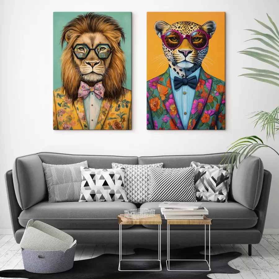Wall Mural Photo Wallpaper Animals in Costumes m31018