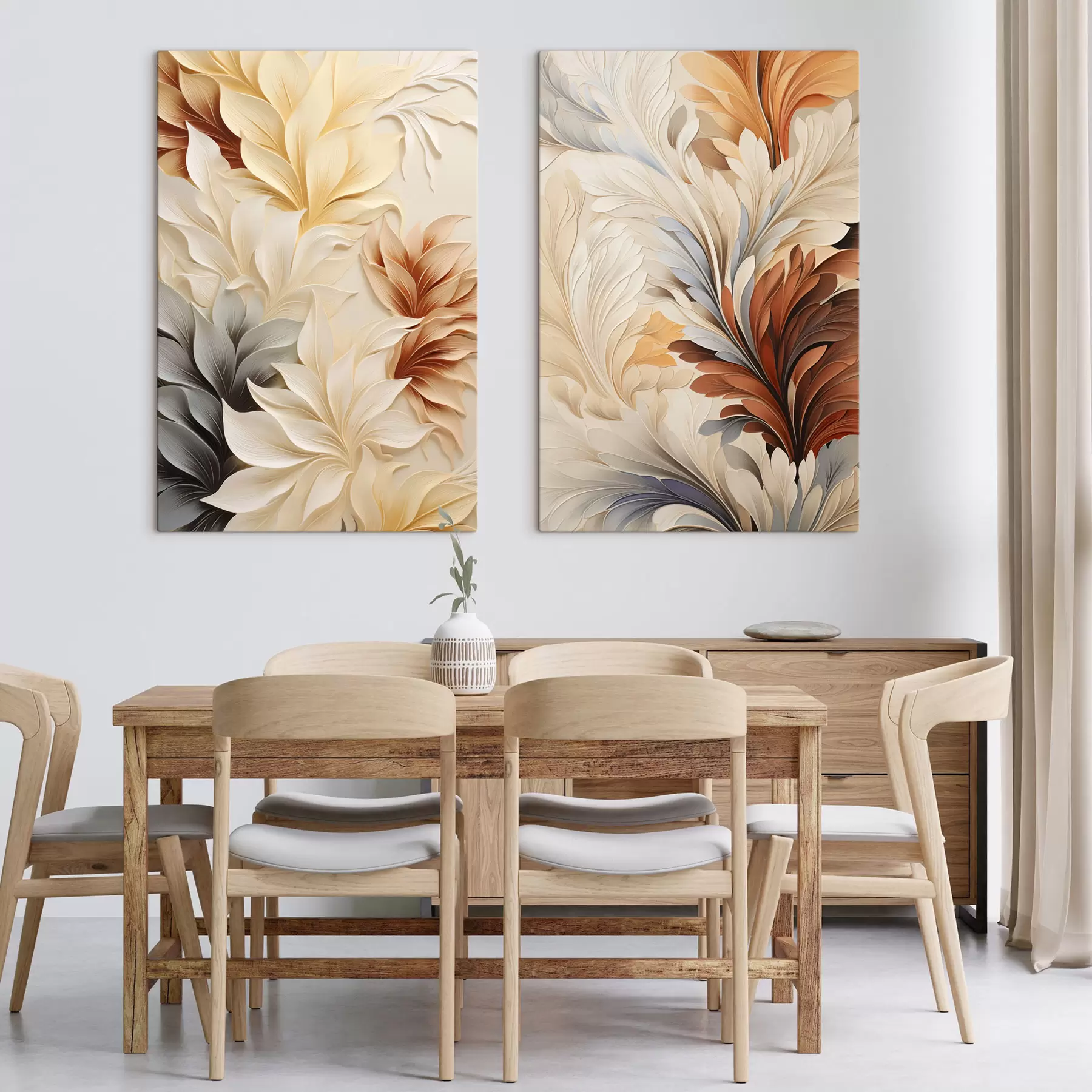 wall murals Abstract Leaves m31022