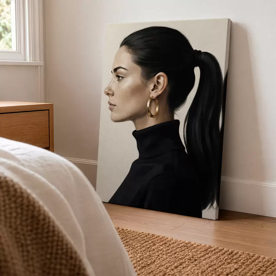 wall murals Girl with Earrings s50495