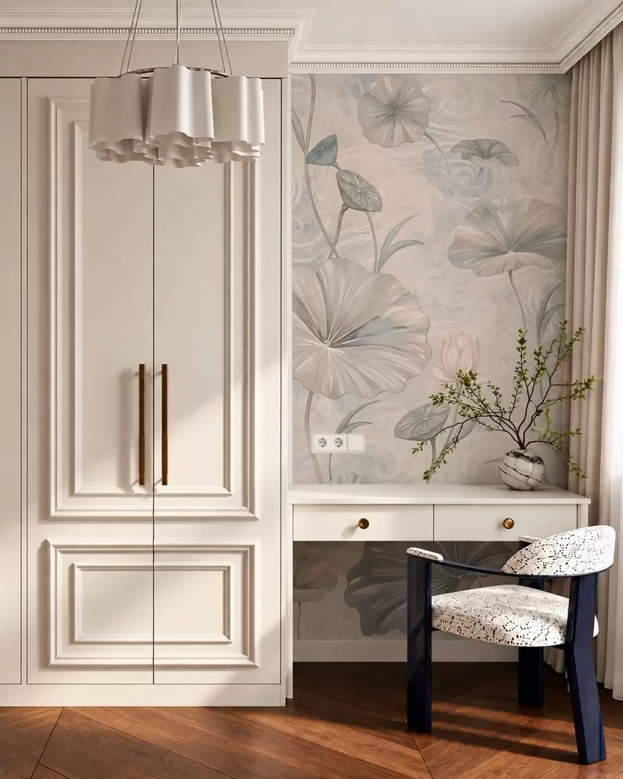 murales Loto en tonos pastel w05808