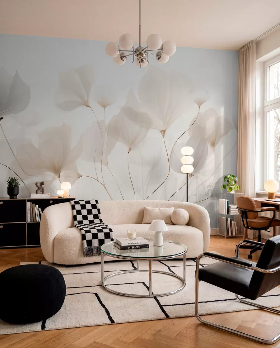 wall murals Fantasy Flowers w05293