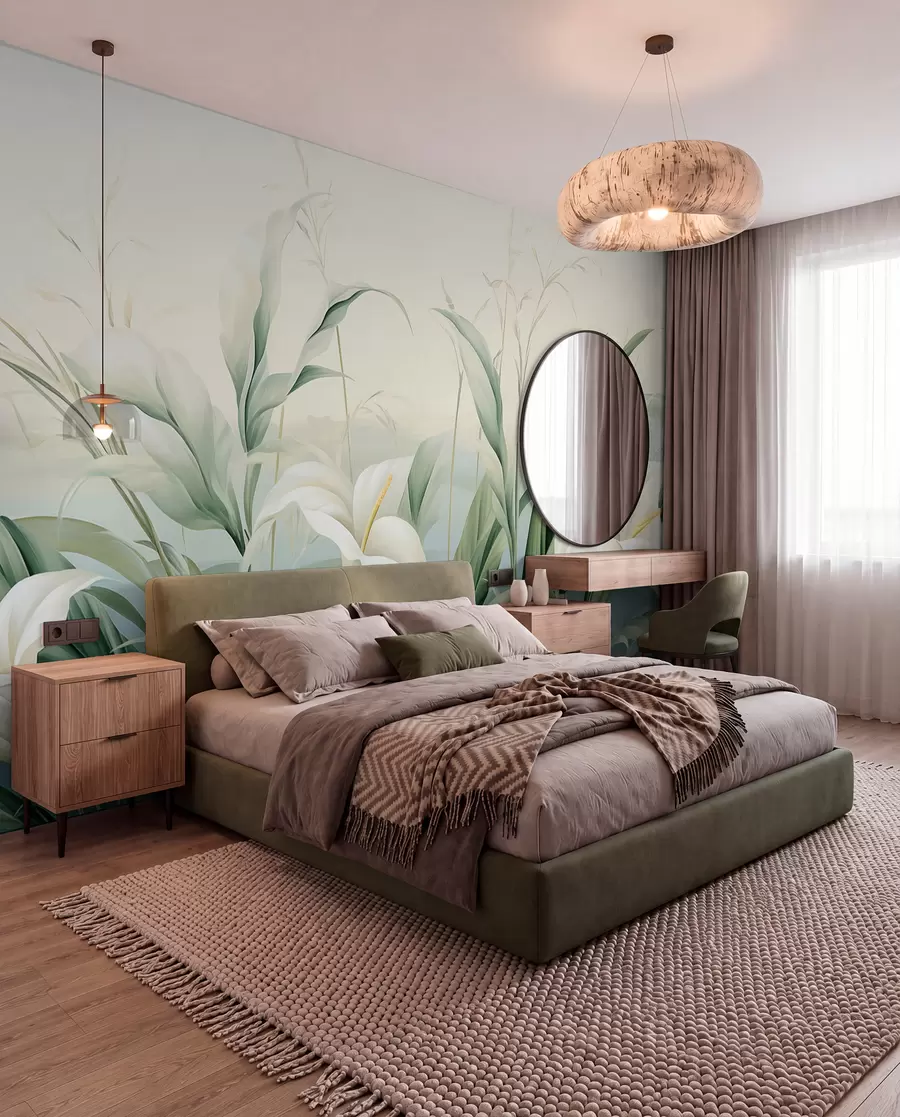 Wall Mural Photo Wallpaper Exotic Flowers w05916