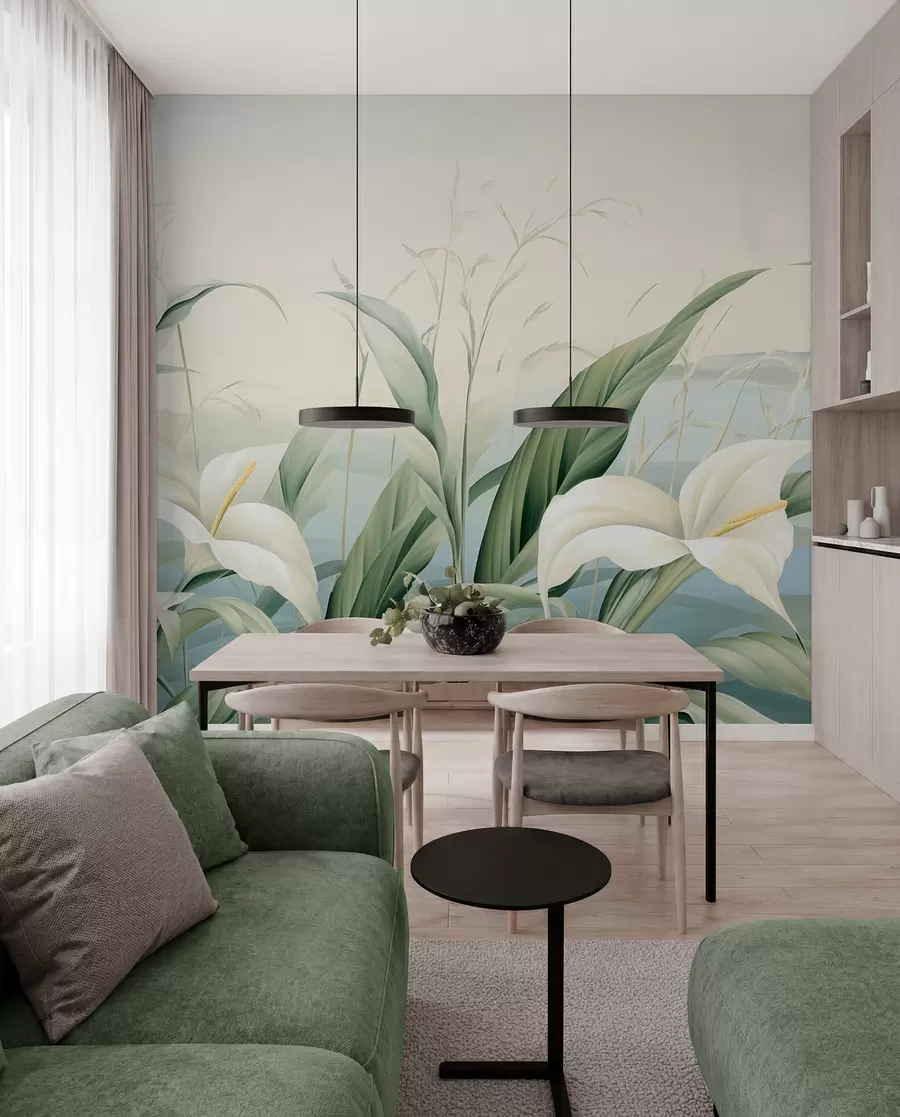 Wall Mural Photo Wallpaper Exotic Flowers w05916
