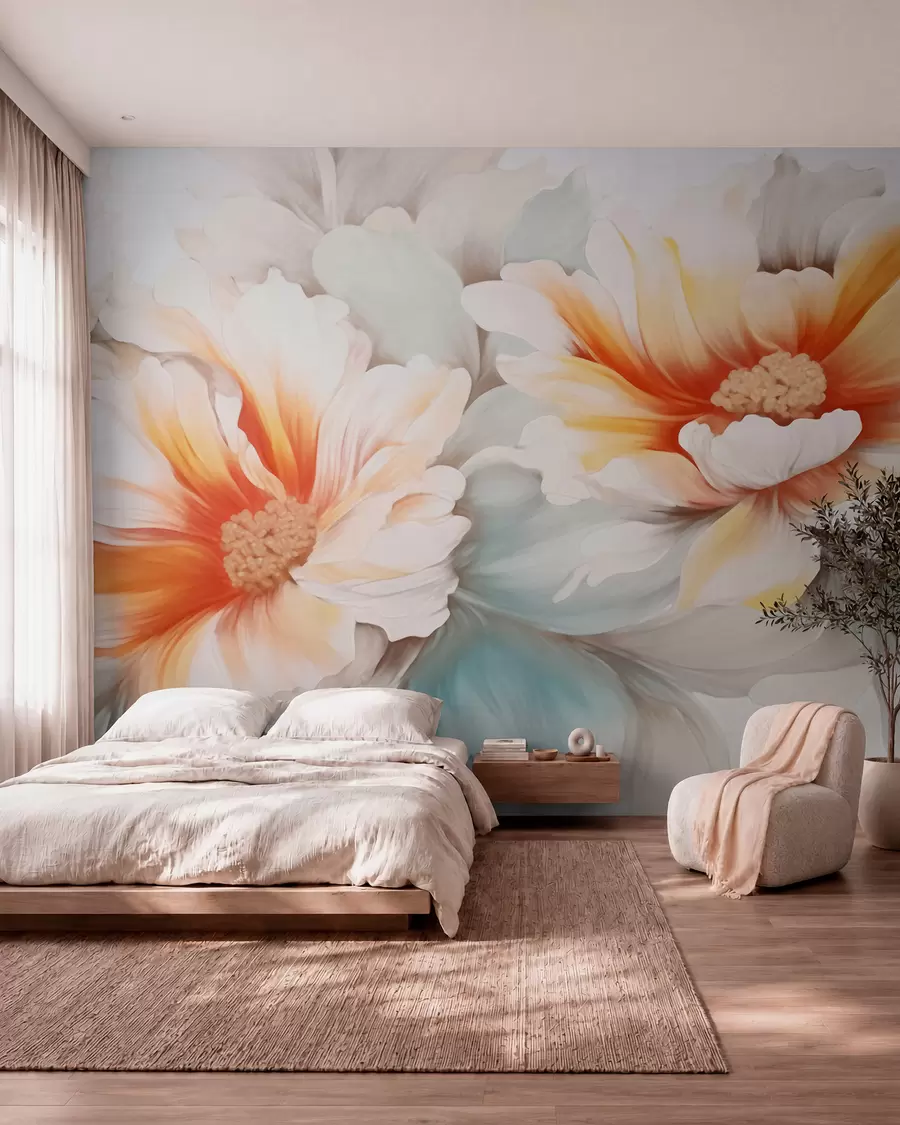 Wall Mural Photo Wallpaper Fantasy Flowers w05941