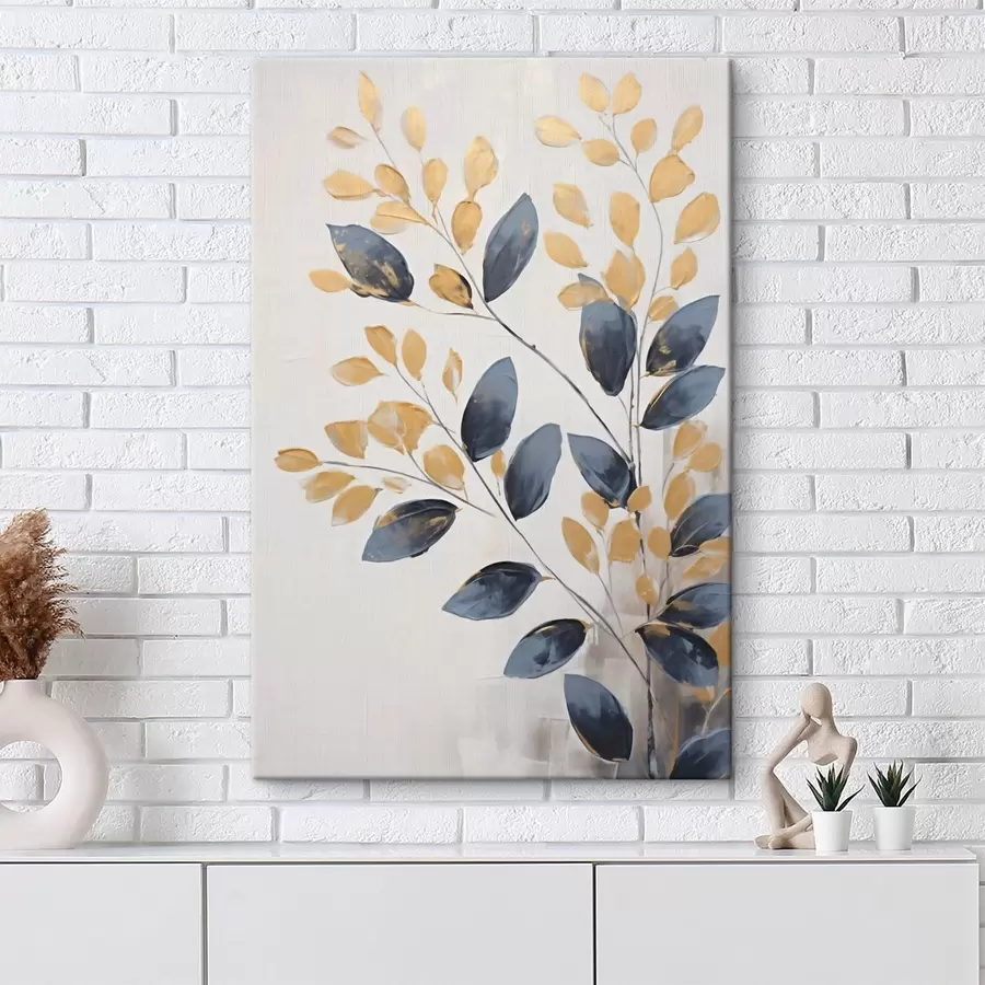 murales Ramitas decorativas, pintura de imitación s50841