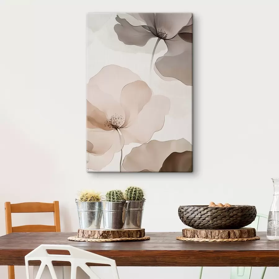 wall murals Watercolor Powder Petals s50749