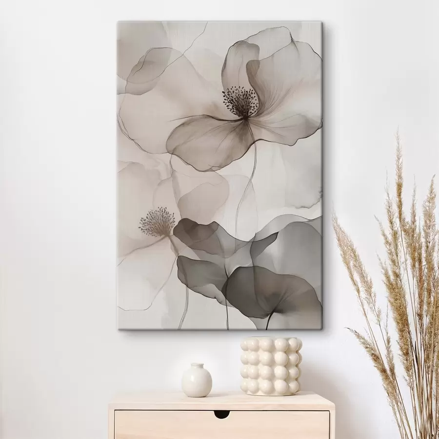 murales Motivos florales transparentes s50752