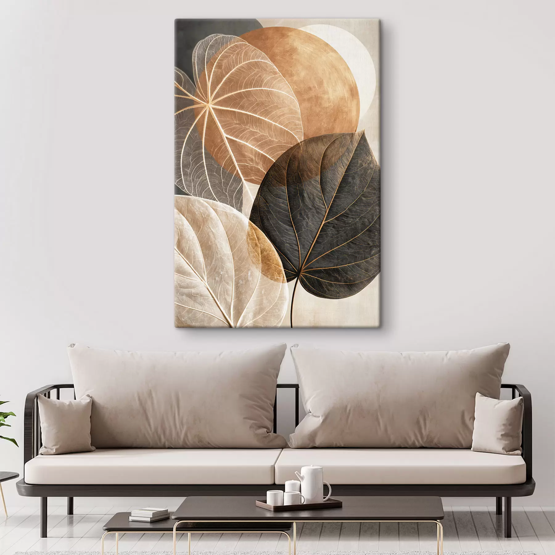 murales Hojas abstractas s50718