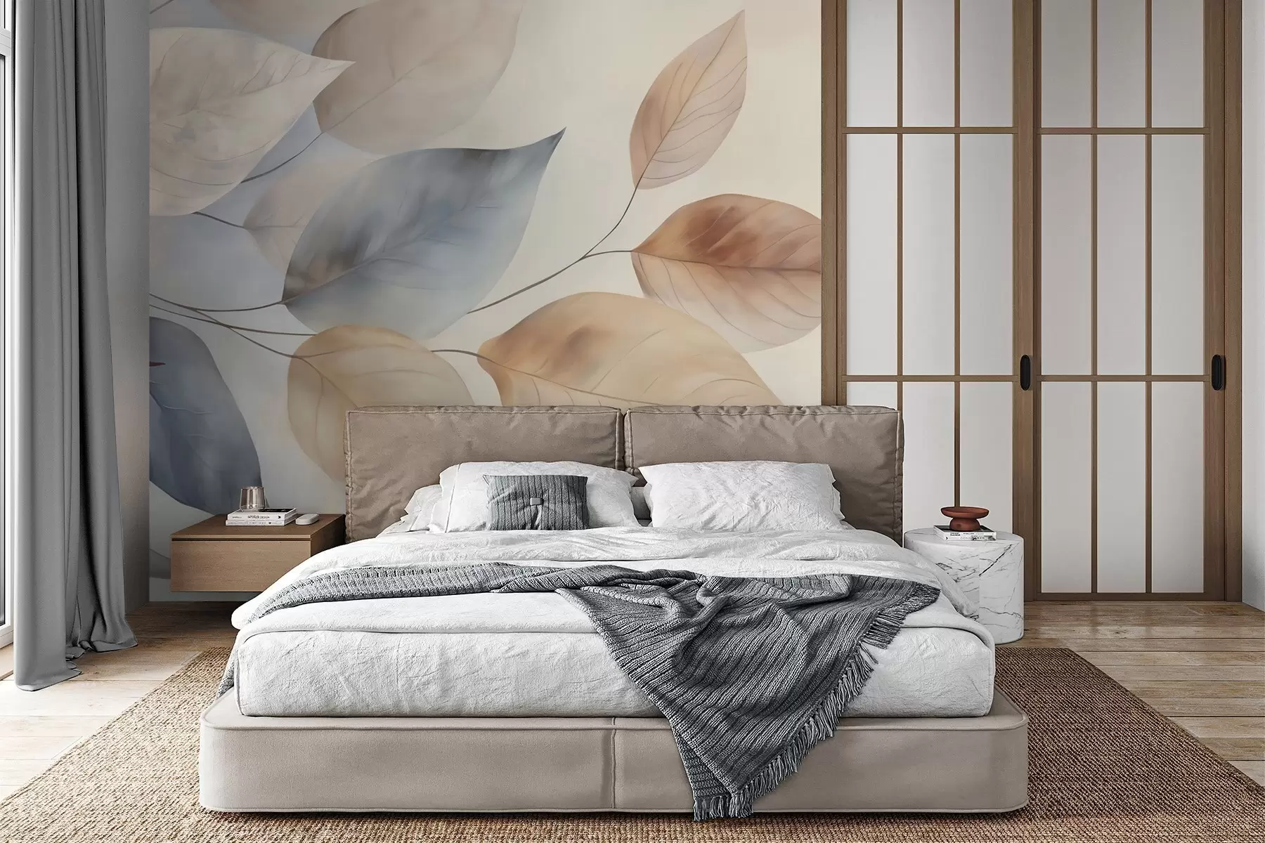 Wall Mural Photo Wallpaper Abstract leaves w05946