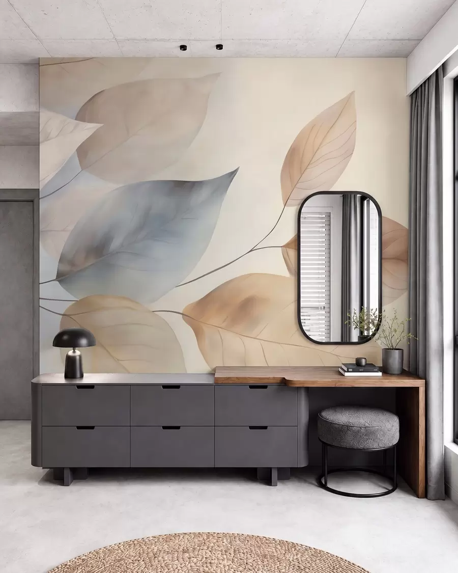 Wall Mural Photo Wallpaper Abstract leaves w05946