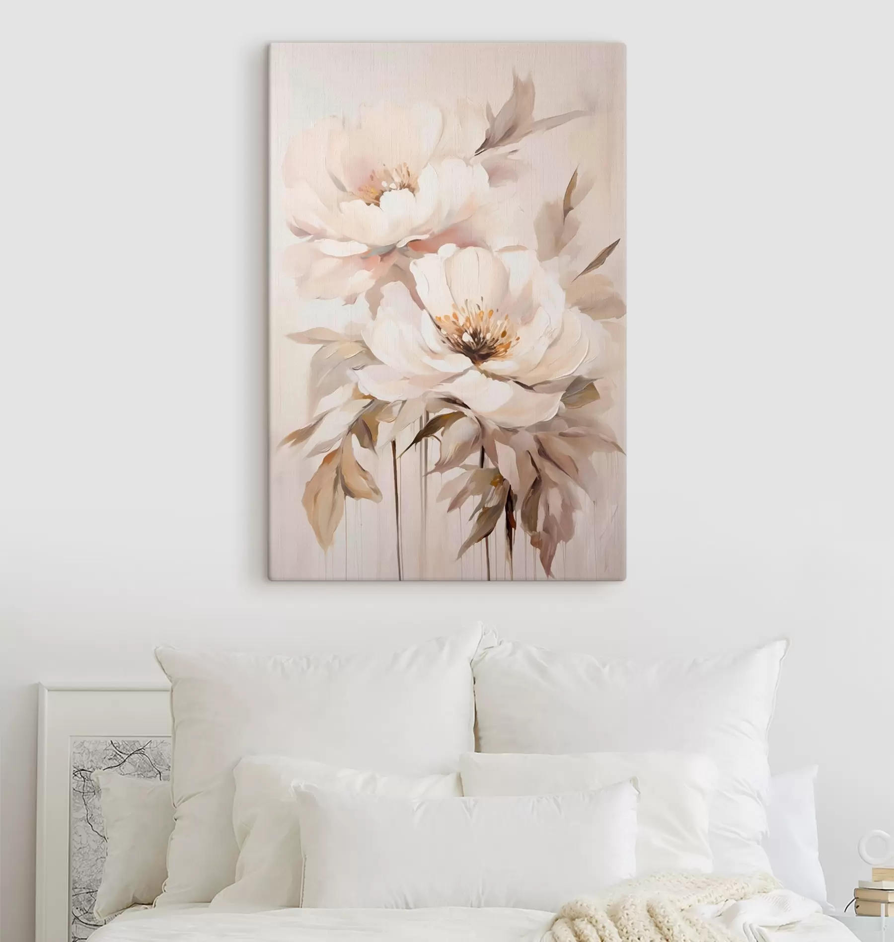 wall murals Graceful Blossom in Pastel Tones s50911