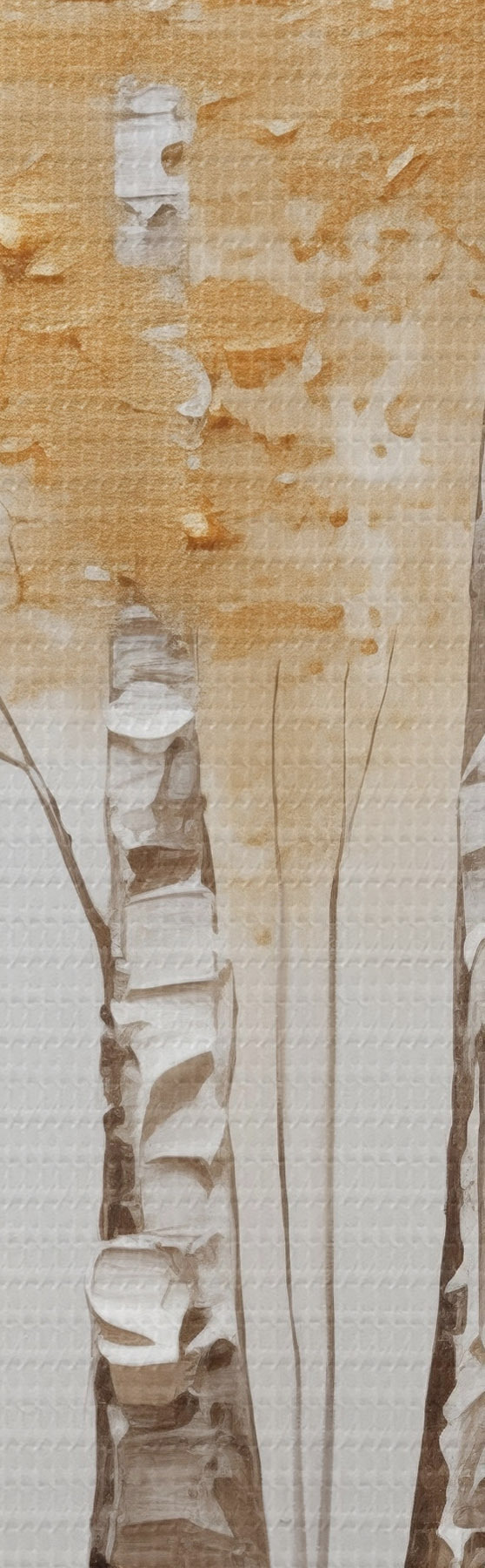 wall murals Textured trees with abstract foliage, modern art s50954