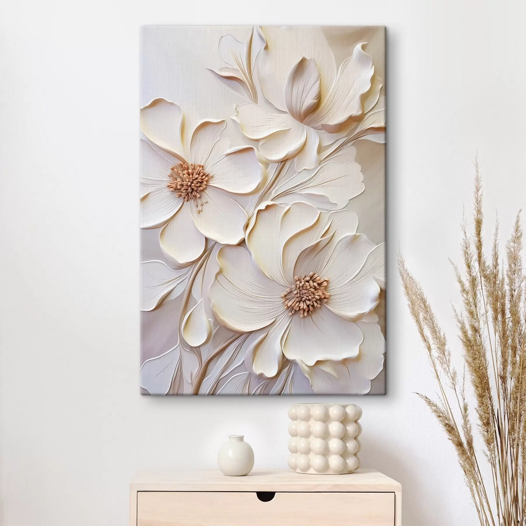 wall murals Ivory Petals Unfurl s50958
