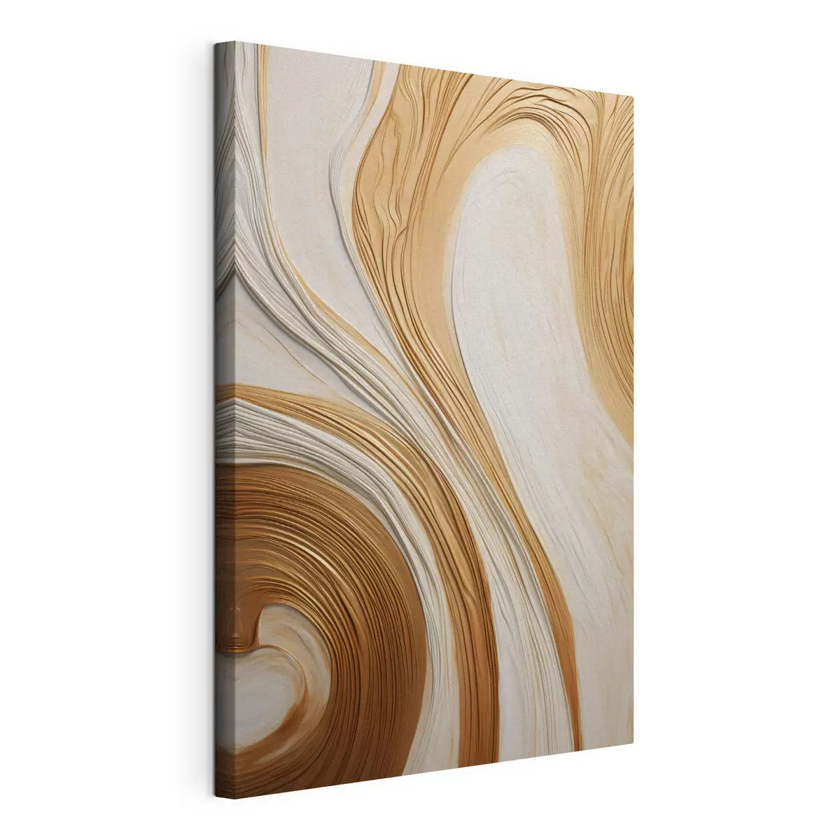 wall murals Abstract swirl lines that create a textured, modern minimalistic art s50961