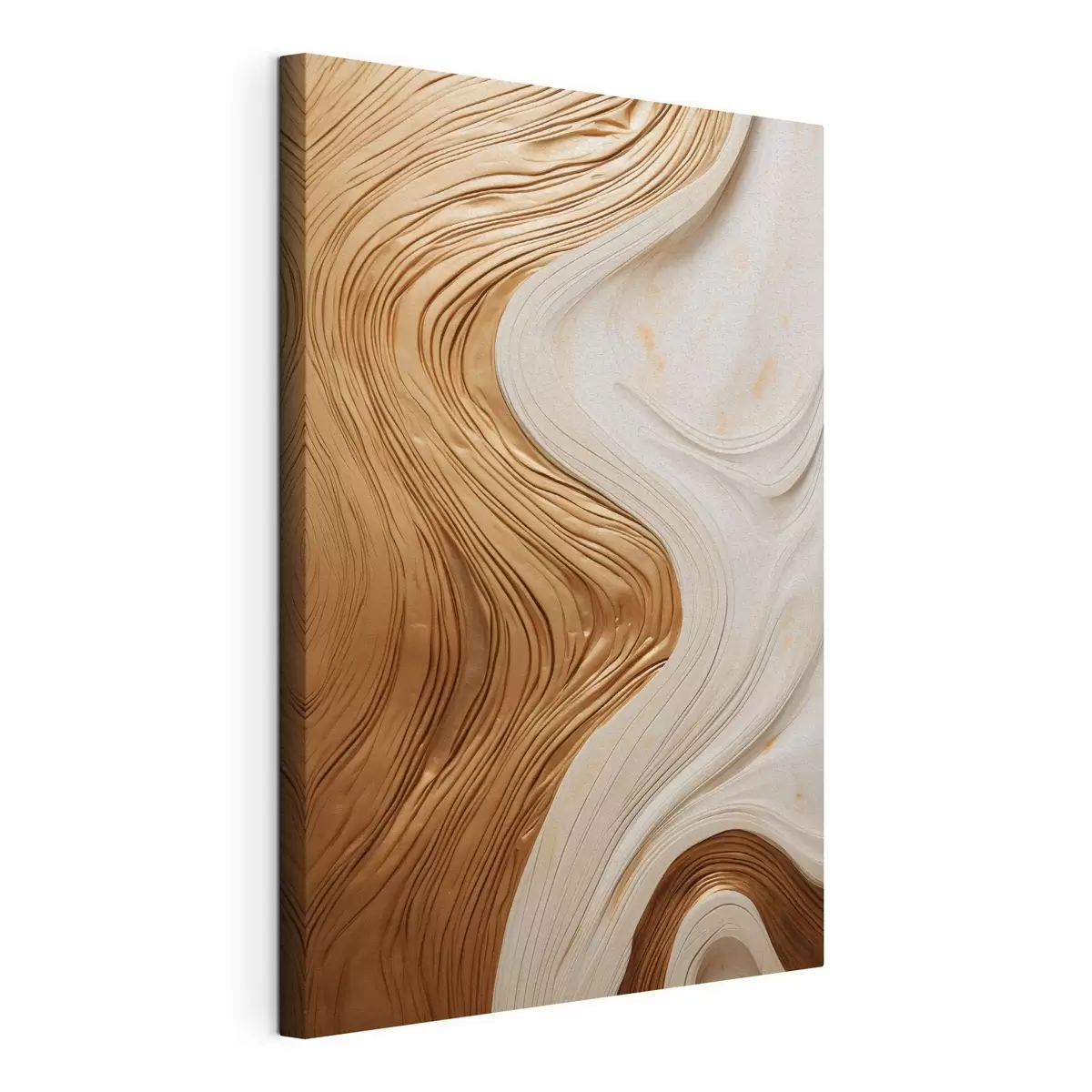wall murals Abstract swirl lines that create a textured, modern minimalistic art s50962