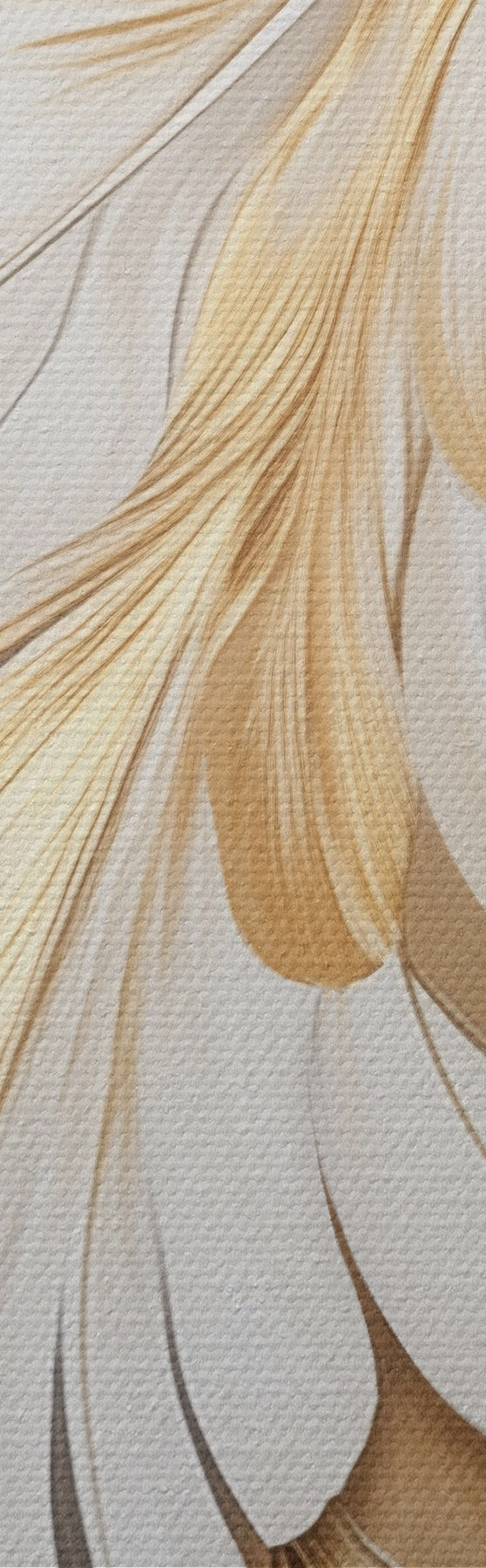 wall murals Large, decorative feathers, intricate details and a delicate texture m31051