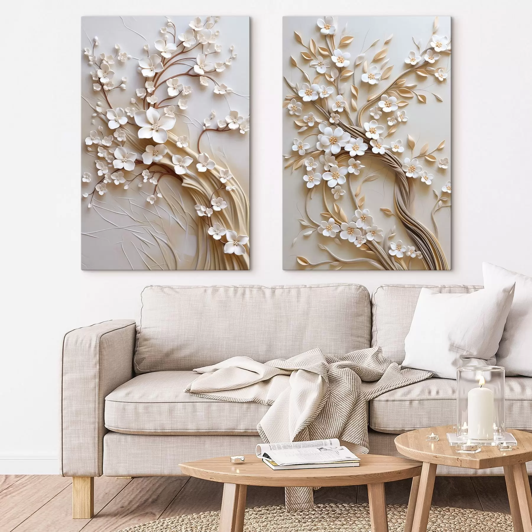 wall murals Twisting Boughs in Blossom m31052