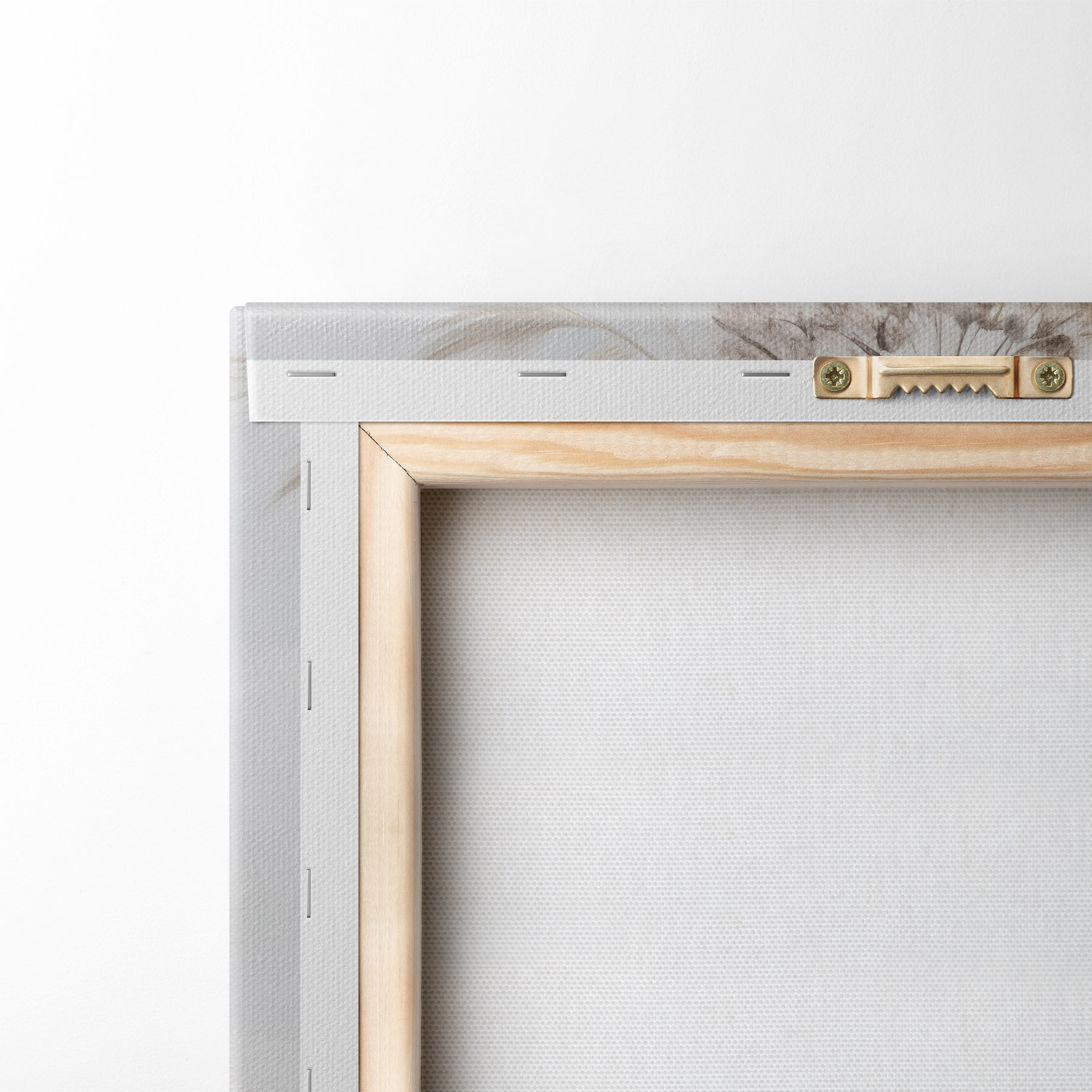 murales Hierba alta y seca y flores en tonos beige y blanco apagados, con un fondo suave y difuminado m31053