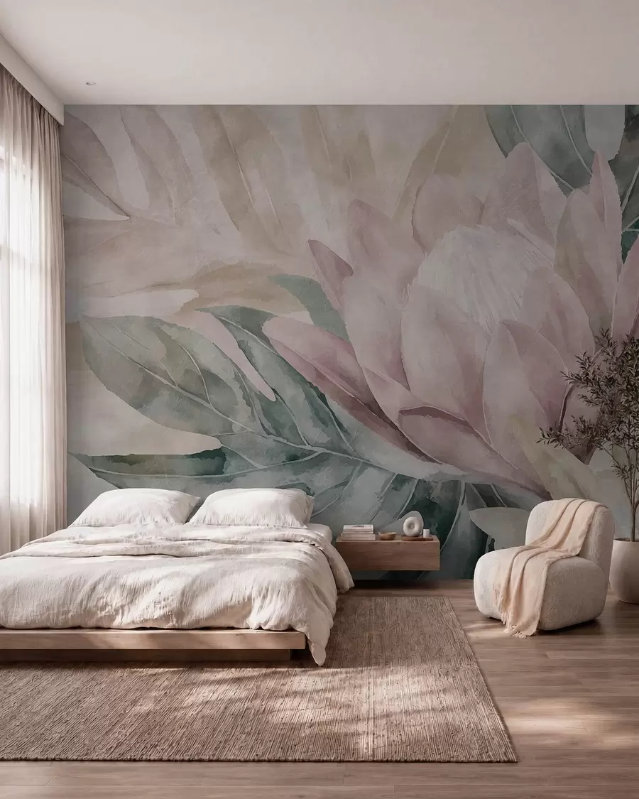 murales Flor abierta w09988