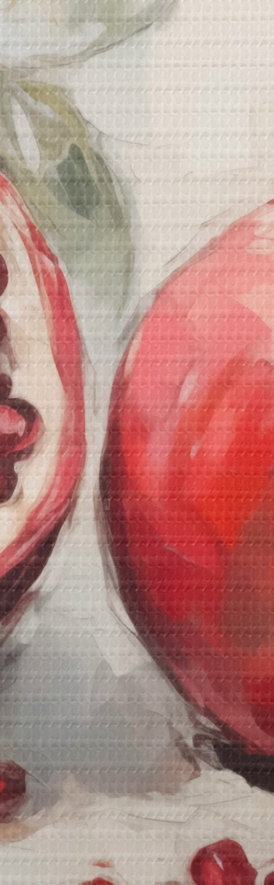 murales Granadas maduras, pintura de imitación s50981