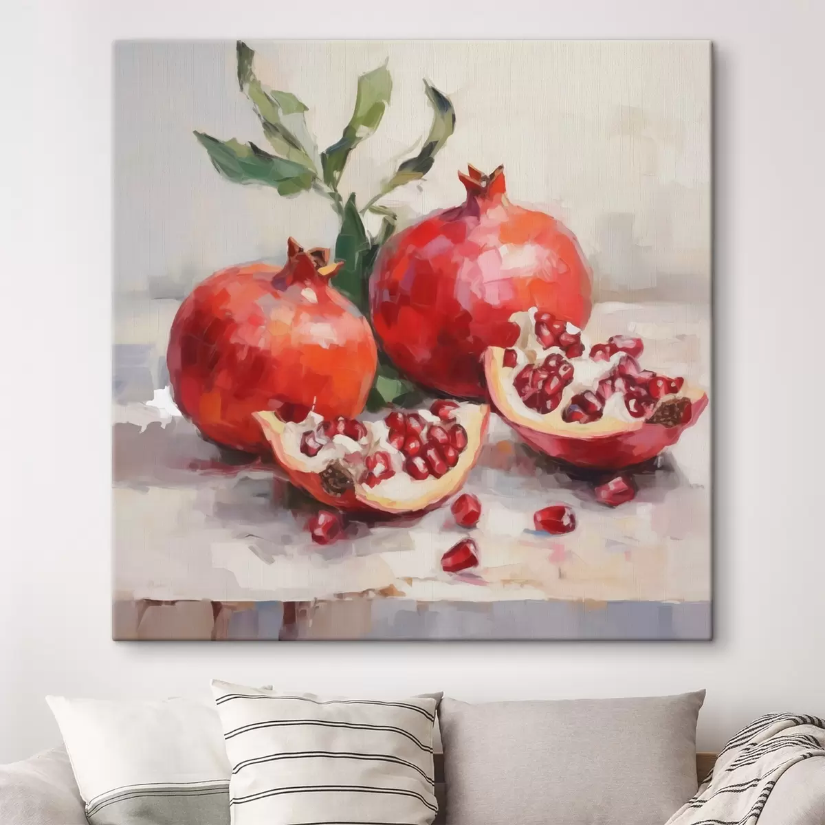 wall murals Pomegranates, imitation painting s50982