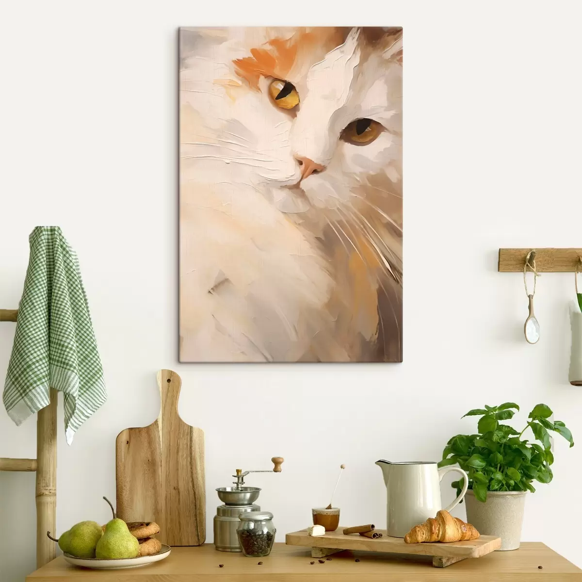 wall murals Cat, imitation painting s50987