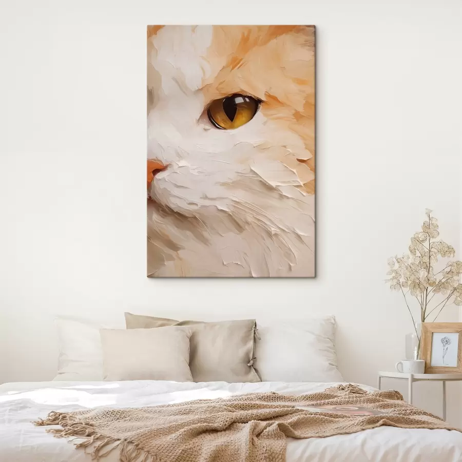 wall murals Cat, imitation painting s50988
