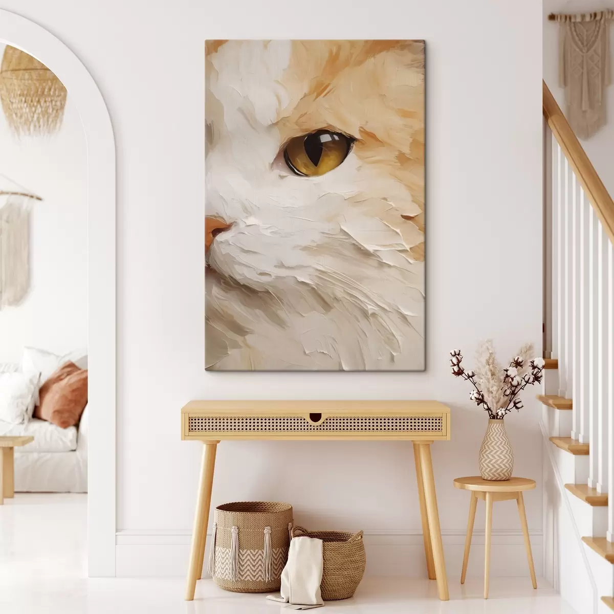 wall murals Cat, imitation painting s50988