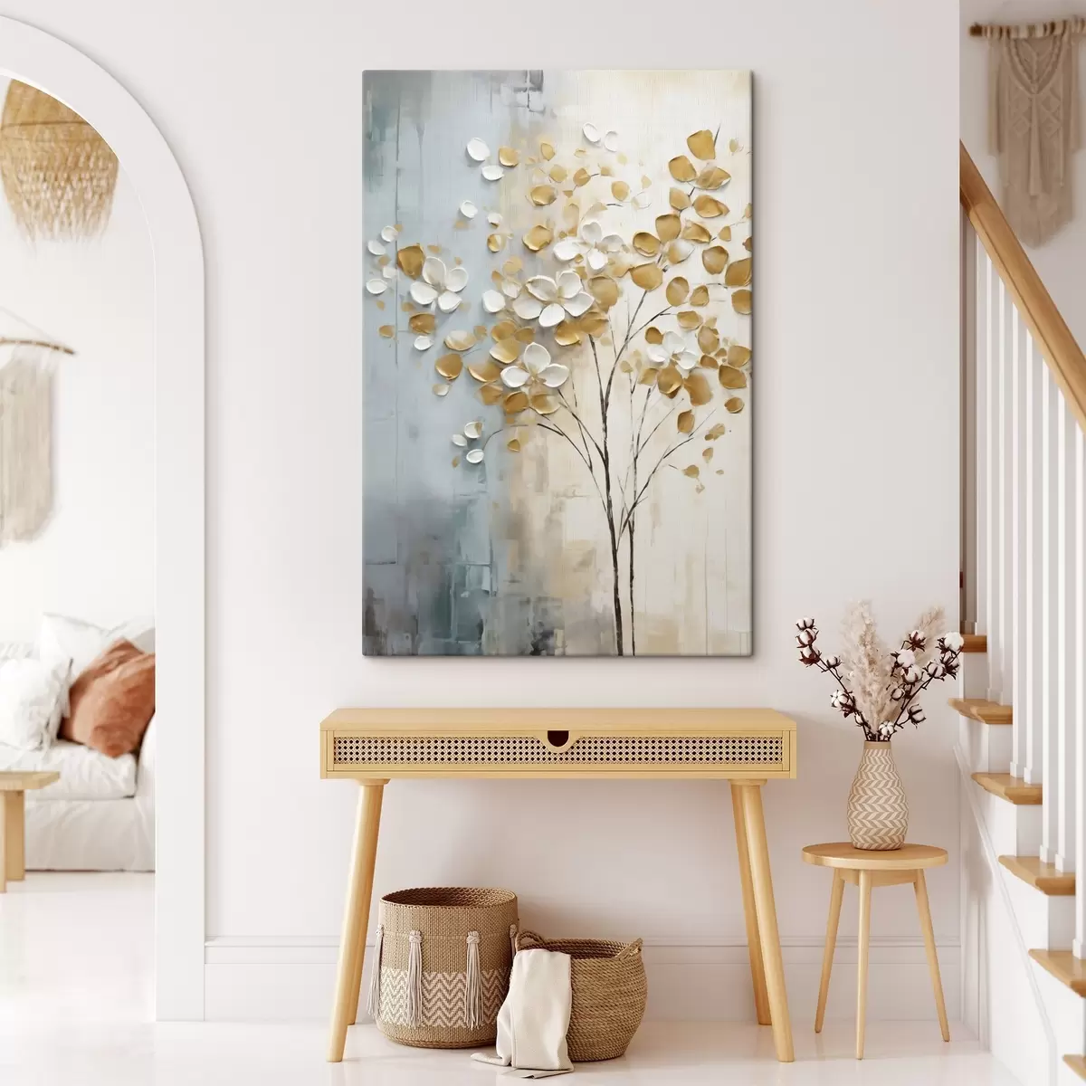 wall murals Abstract tree, imitation painting s50991