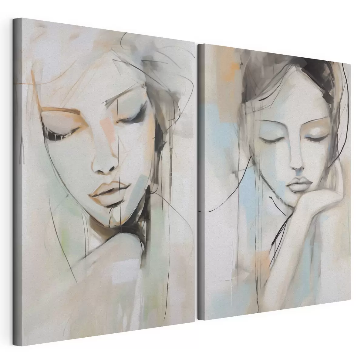 wall murals Portrait, imitation of a painting m31059