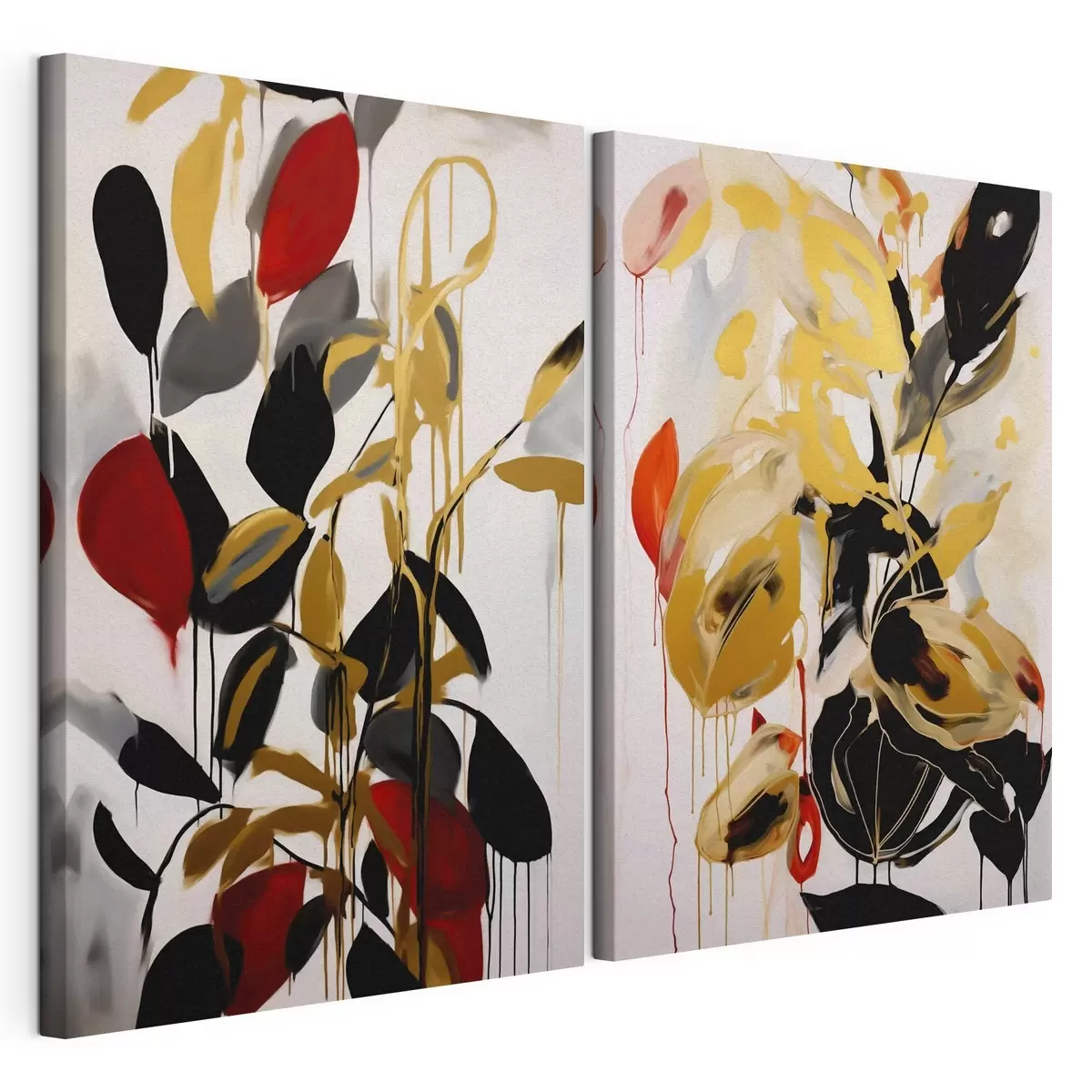 wall murals Chaotic abstraction, imitation of painting m31061