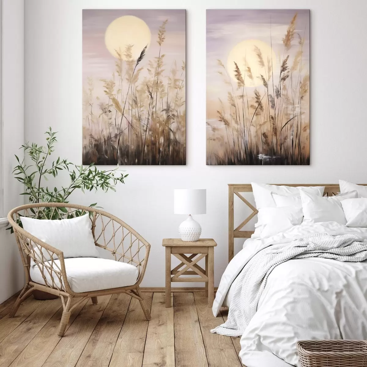 wall murals Abstract herbs, imitation painting m31062