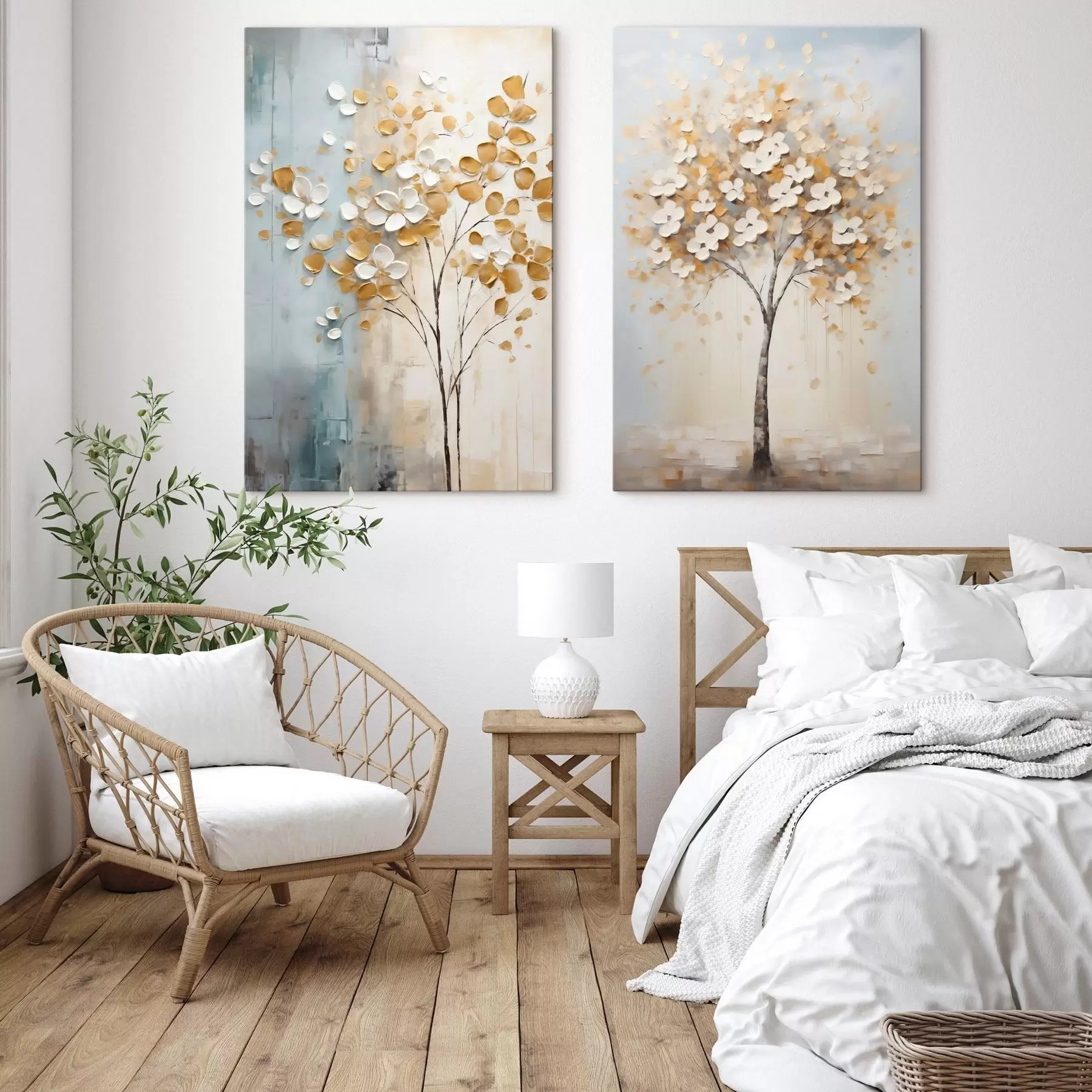 wall murals Golden Grove in a Pair m31065