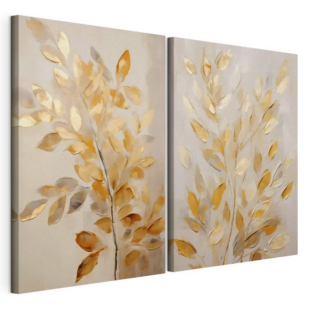 wall murals Abstract foliage, imitation painting m31066