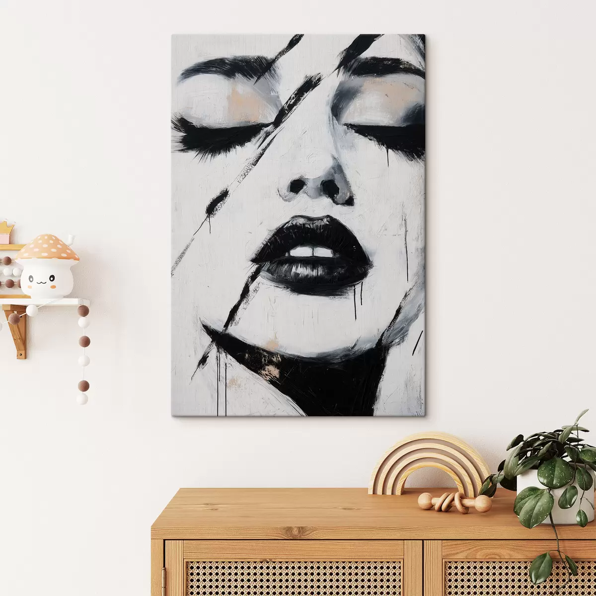 wall murals Abstract portrait s50999