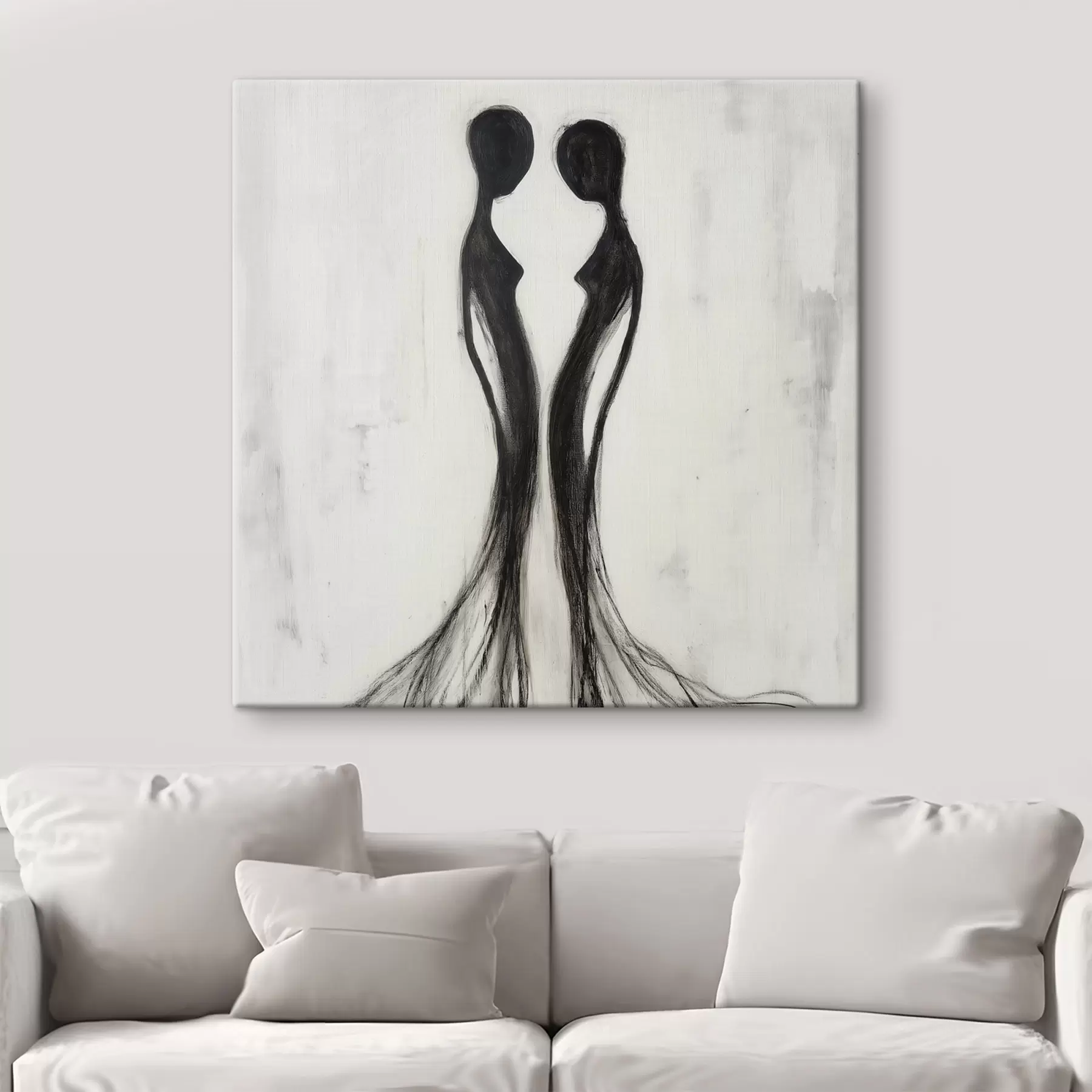wall murals Abstract female silhouettes s51004