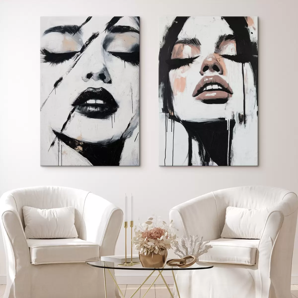 wall murals Abstract Female Portraits m31068