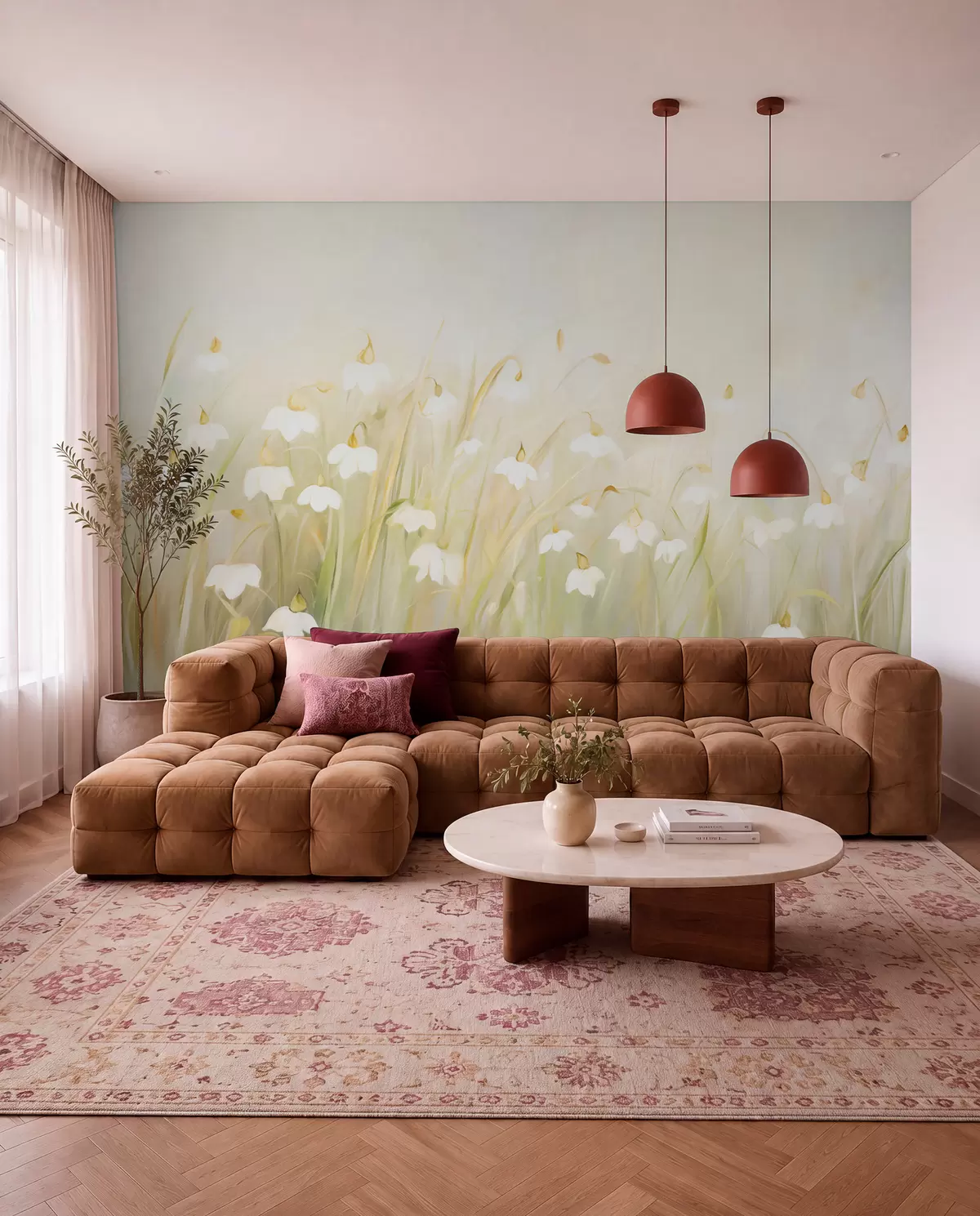 Wall Mural Photo Wallpaper Wildflowers w05830