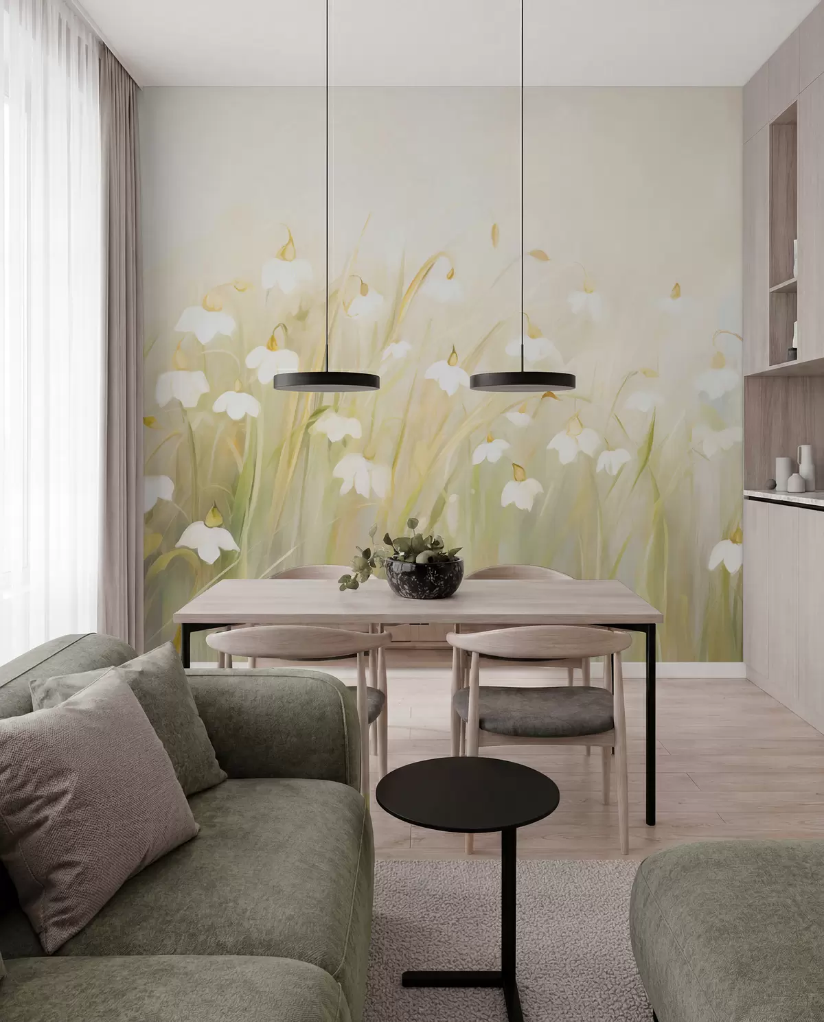 Wall Mural Photo Wallpaper Wildflowers w05830