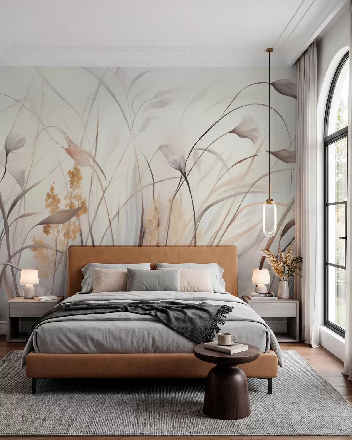 murales Flores secas w05938
