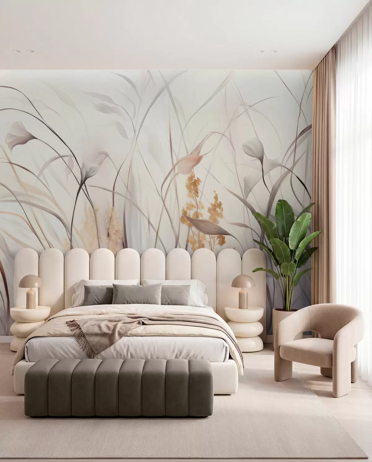 murales Flores secas w05938