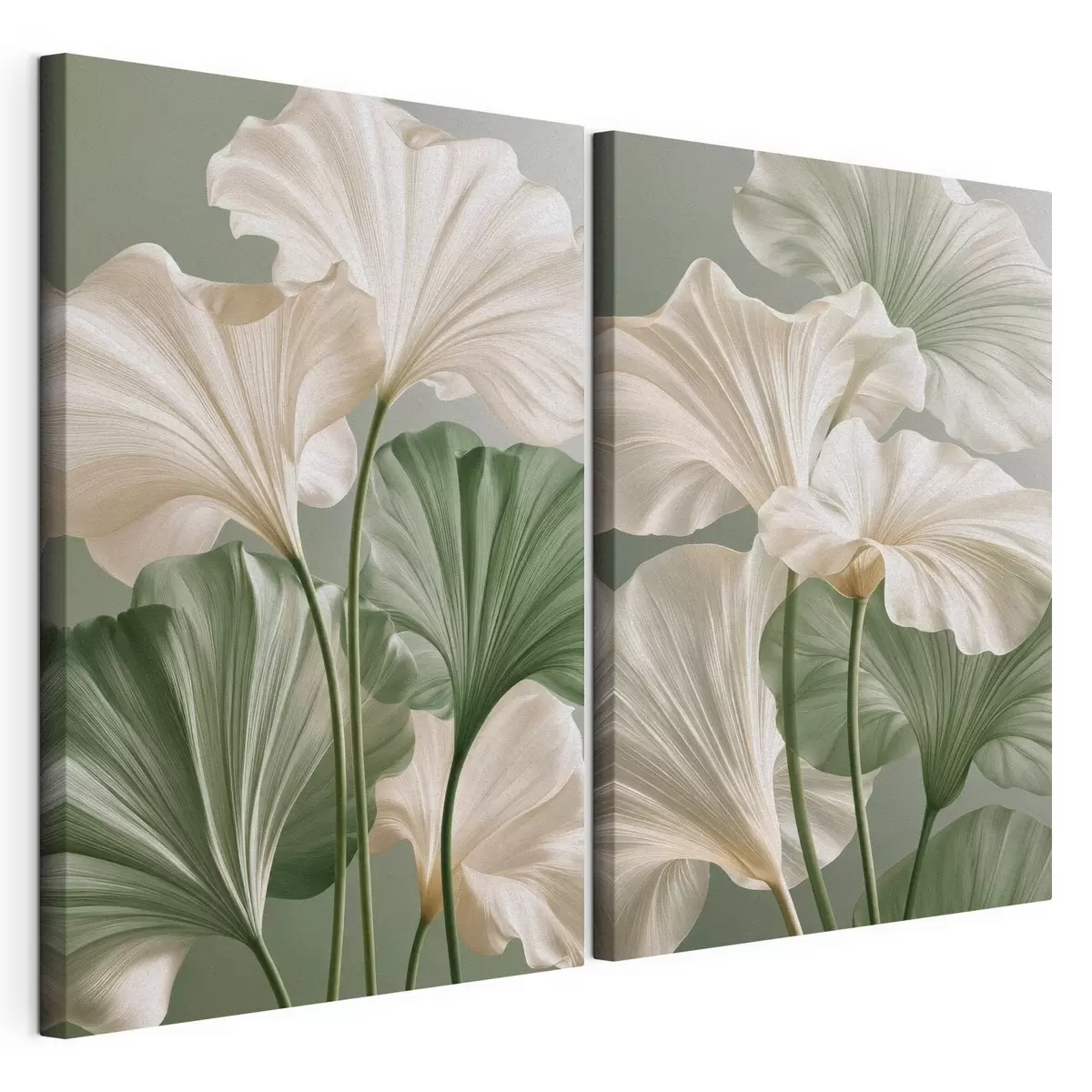 wall murals Delicate leaves m31037