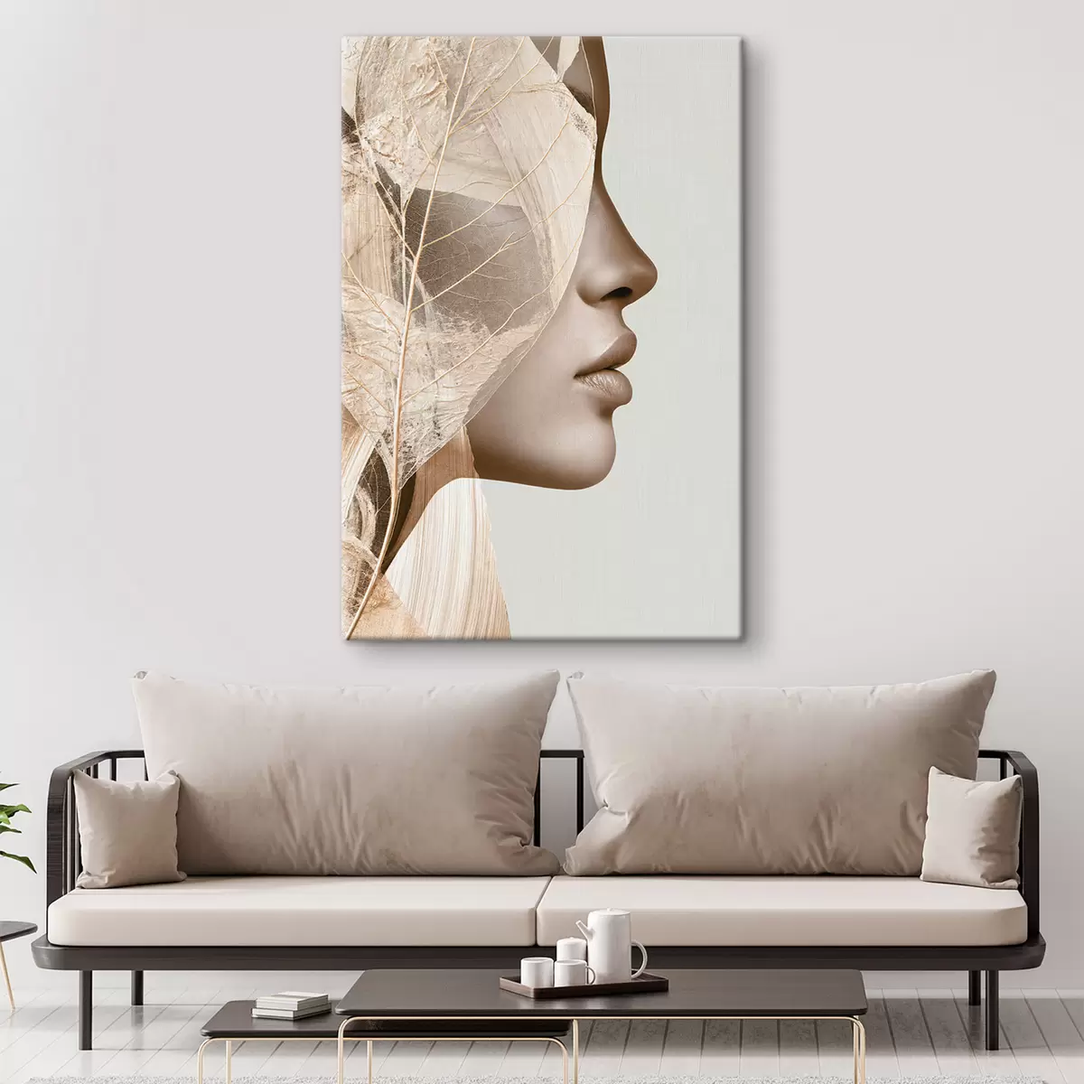 wall murals Abstract portrait of a woman s50865