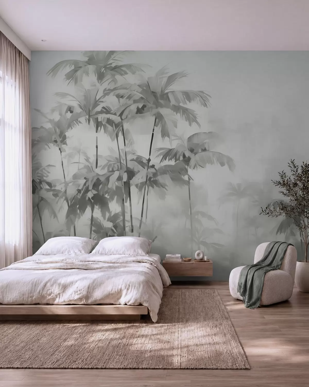 wall murals Abstract palms w05994v1
