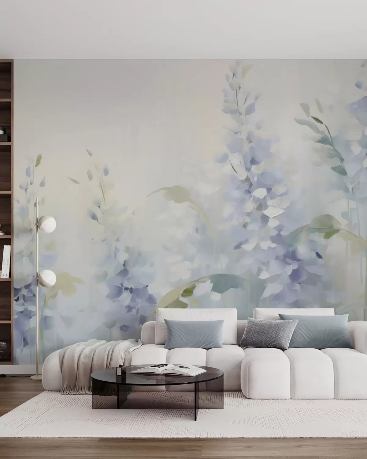 wall murals Abstract flowers w05995