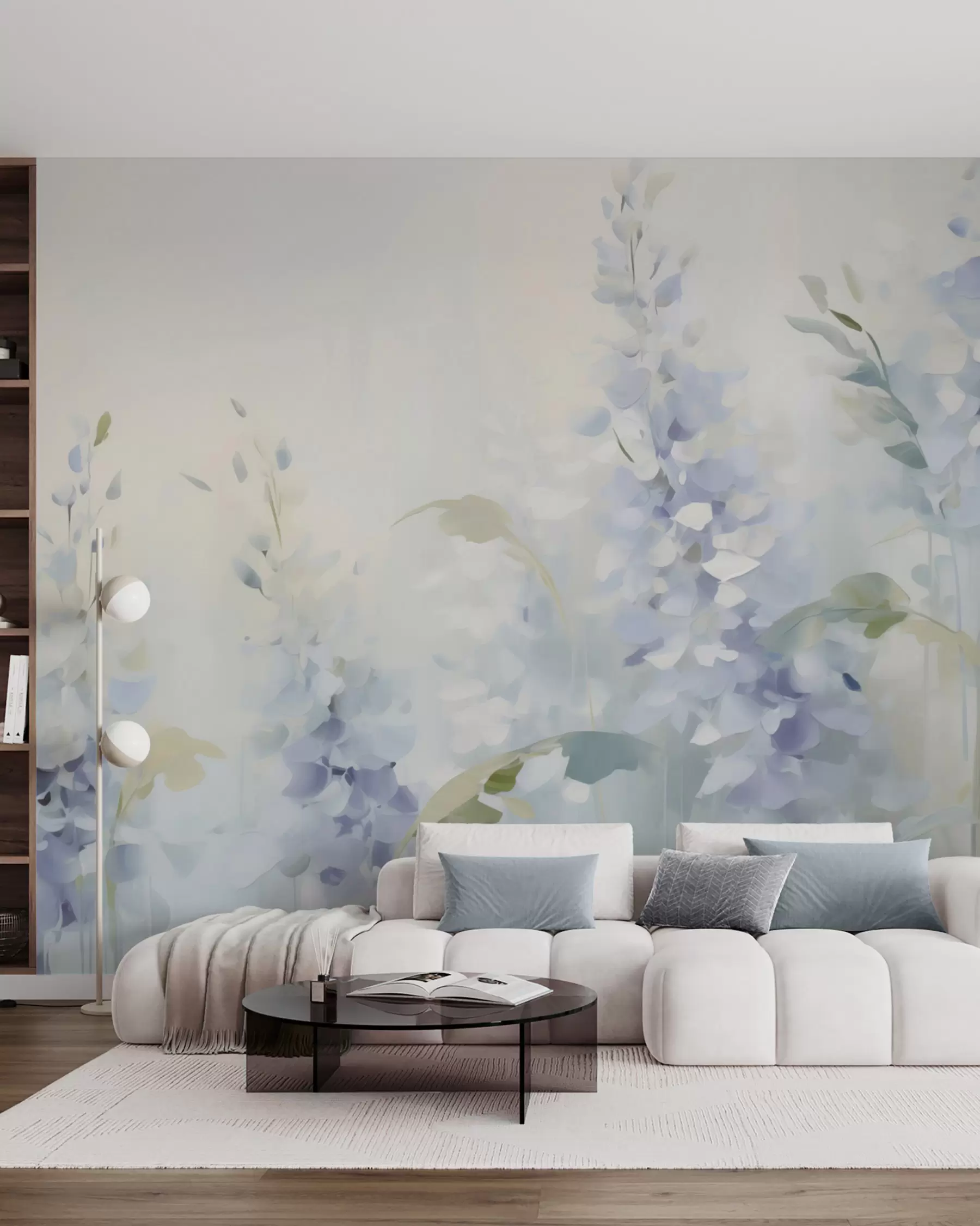 peintures murales Fleurs abstraites w05995
