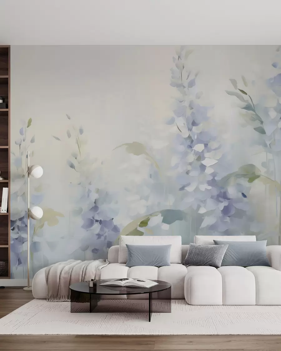 murales flores abstractas w05995