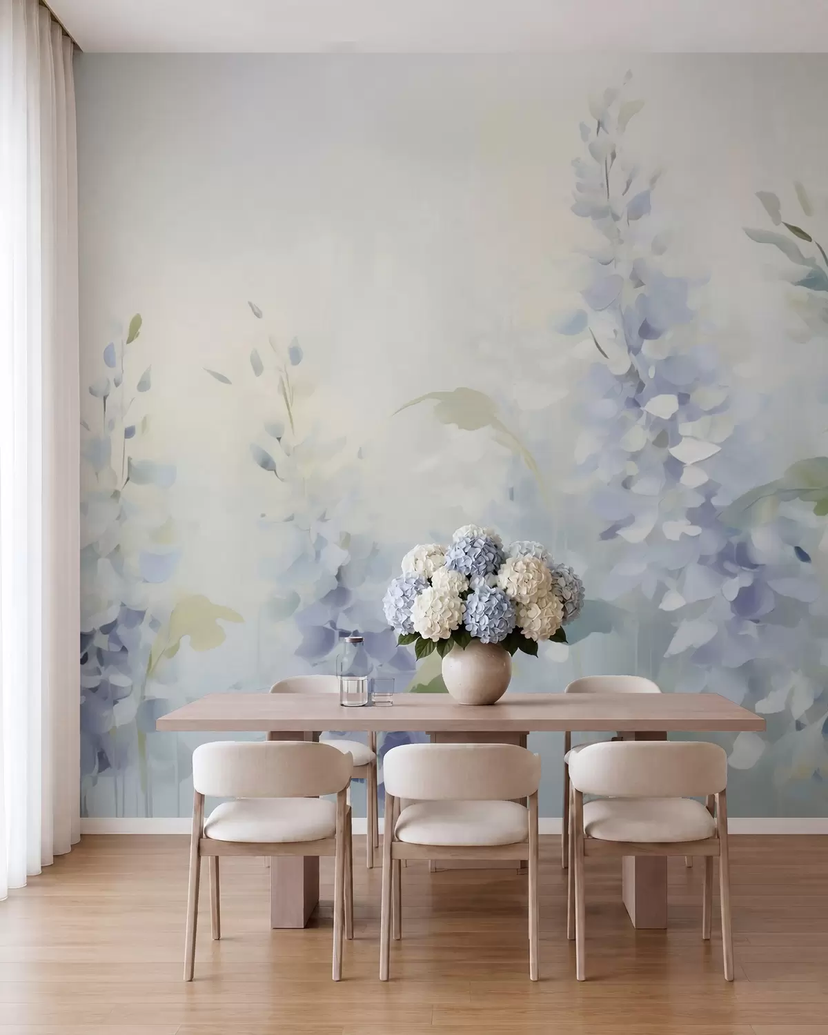 wall murals Abstract flowers w05995