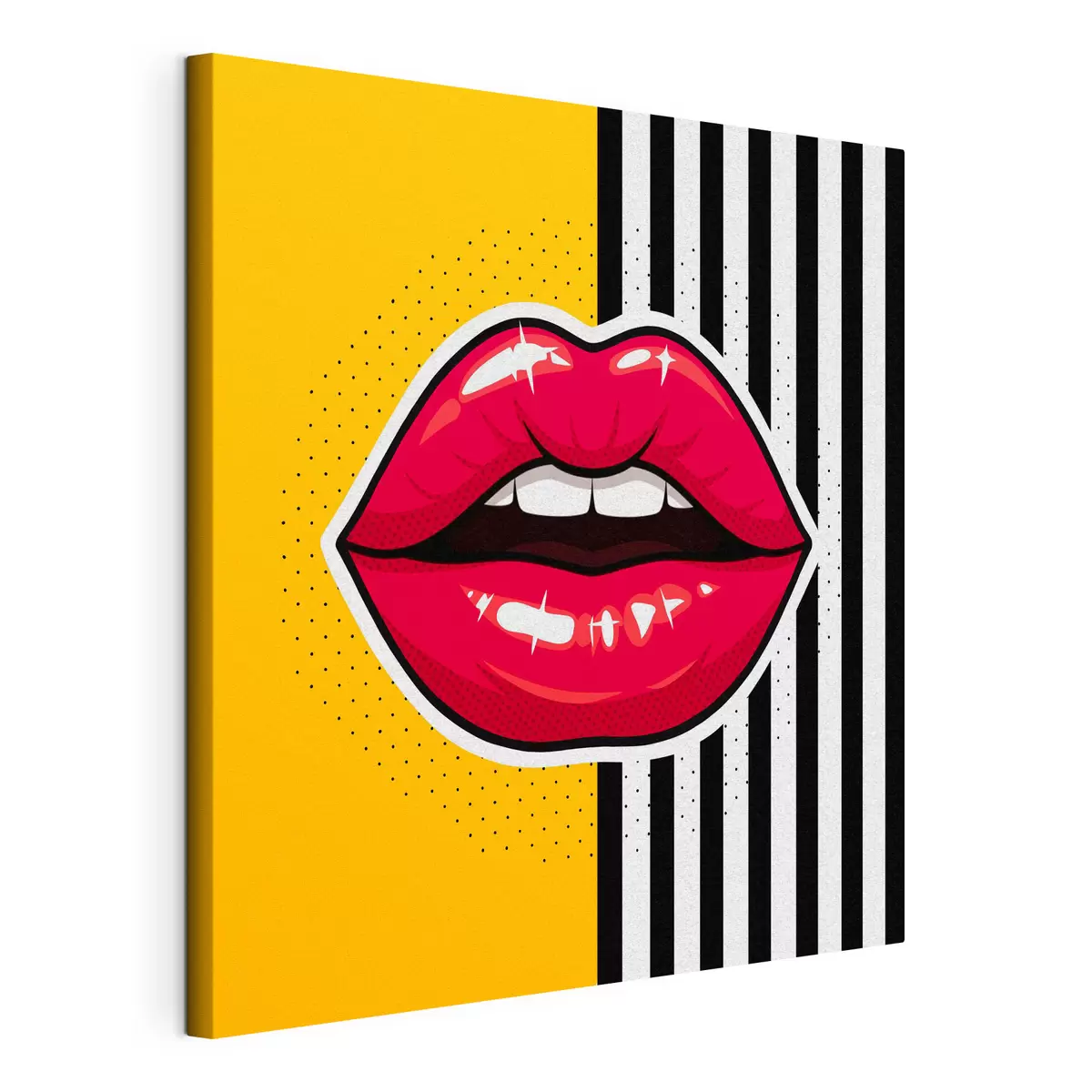 murales Labios llamativos, una declaración de estilo vibrante s50790